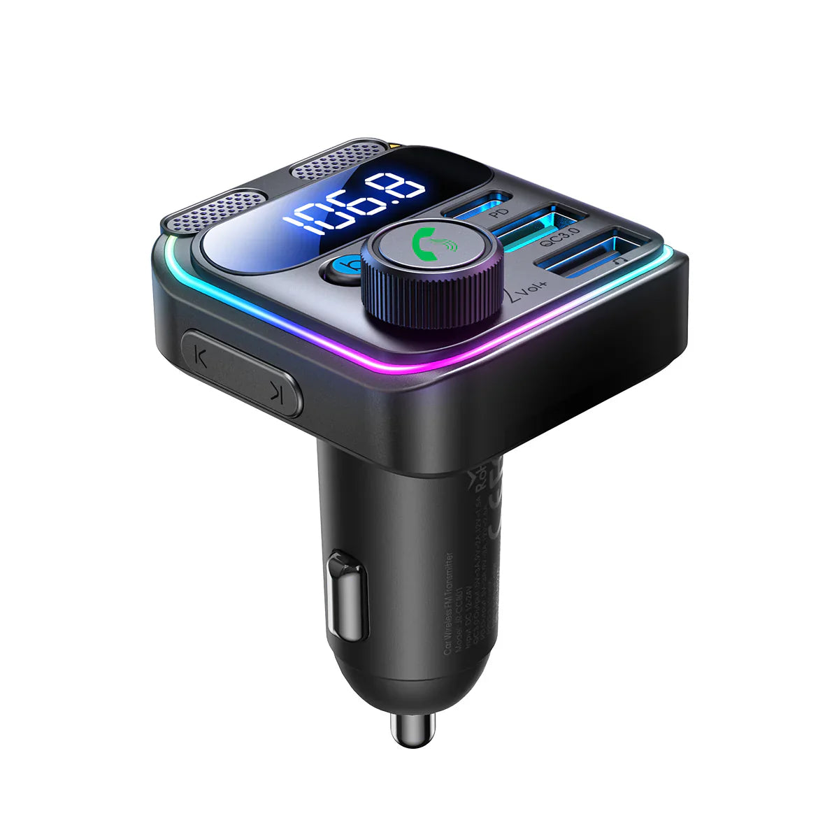 Enjoy seamless in-car audio with our FM transmitters. Stream music, take hands-free calls, and charge your devices while on the go. Perfect for any road trip!