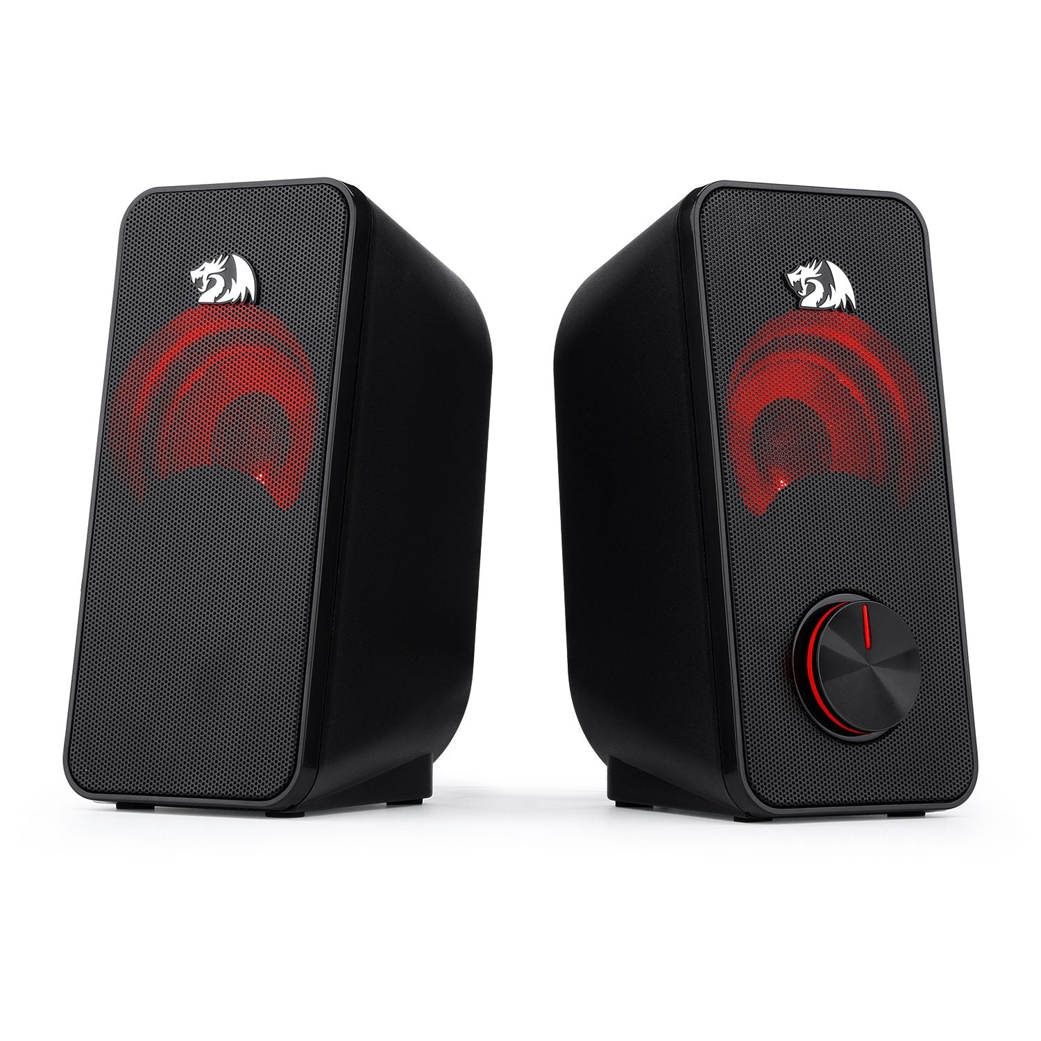 Elevate your gaming audio with the Redragon Speakers Collection. Built for rich sound and sleek design, these speakers bring powerful, immersive audio to any setup.