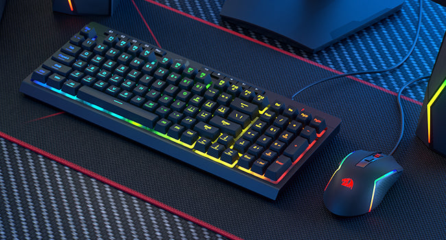 REDRAGON S141 RGB Wired Gaming Keyboard and Mouse
