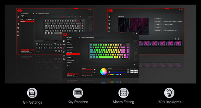REDRAGON Eclipse K720 Pro Bluetooth Wireless Gaming Keyboard