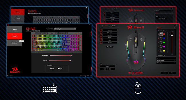 REDRAGON S141 RGB Wired Gaming Keyboard and Mouse