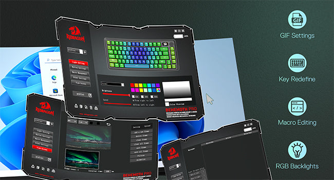REDRAGON K724 Pro Bluetooth Wireless Gaming Keyboard