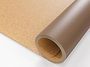 YSAGi Double-Sided PU Leather and Cork Desk Mat