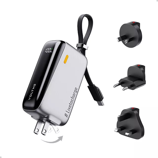 VOLTME GaN Zero 5K Hybrid 3in1 Power Bank and Wall Charger