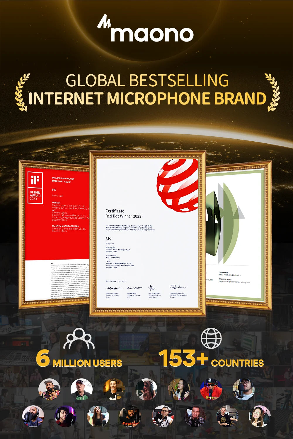 MAONO WM600S Professional Lavalier Wireless Microphone