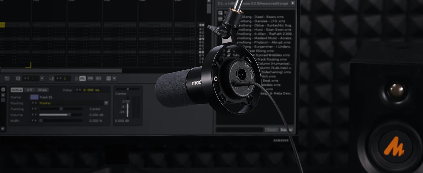 MAONO PD300X Dynamic Streaming Microphone & Stand