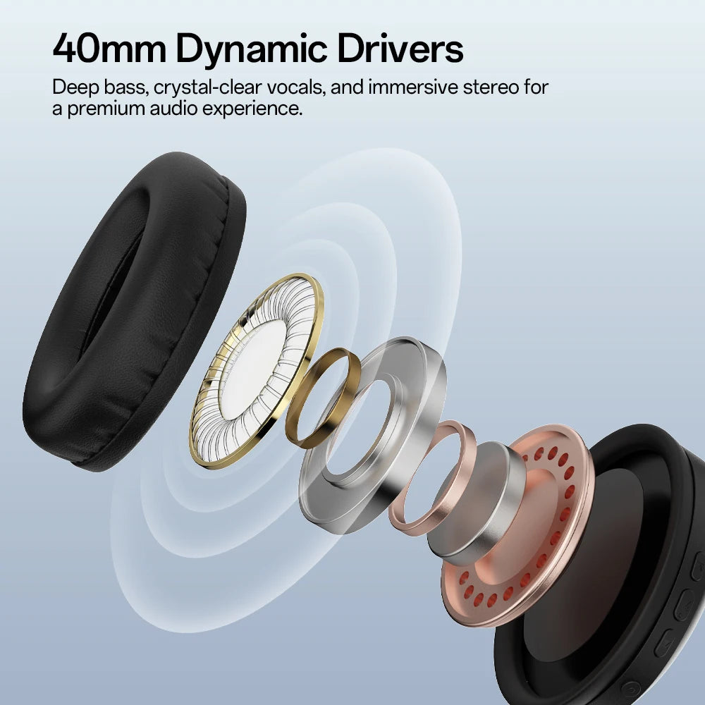 ONEODIO SuperEQ S6001 Bluetooth Wireless Headphones