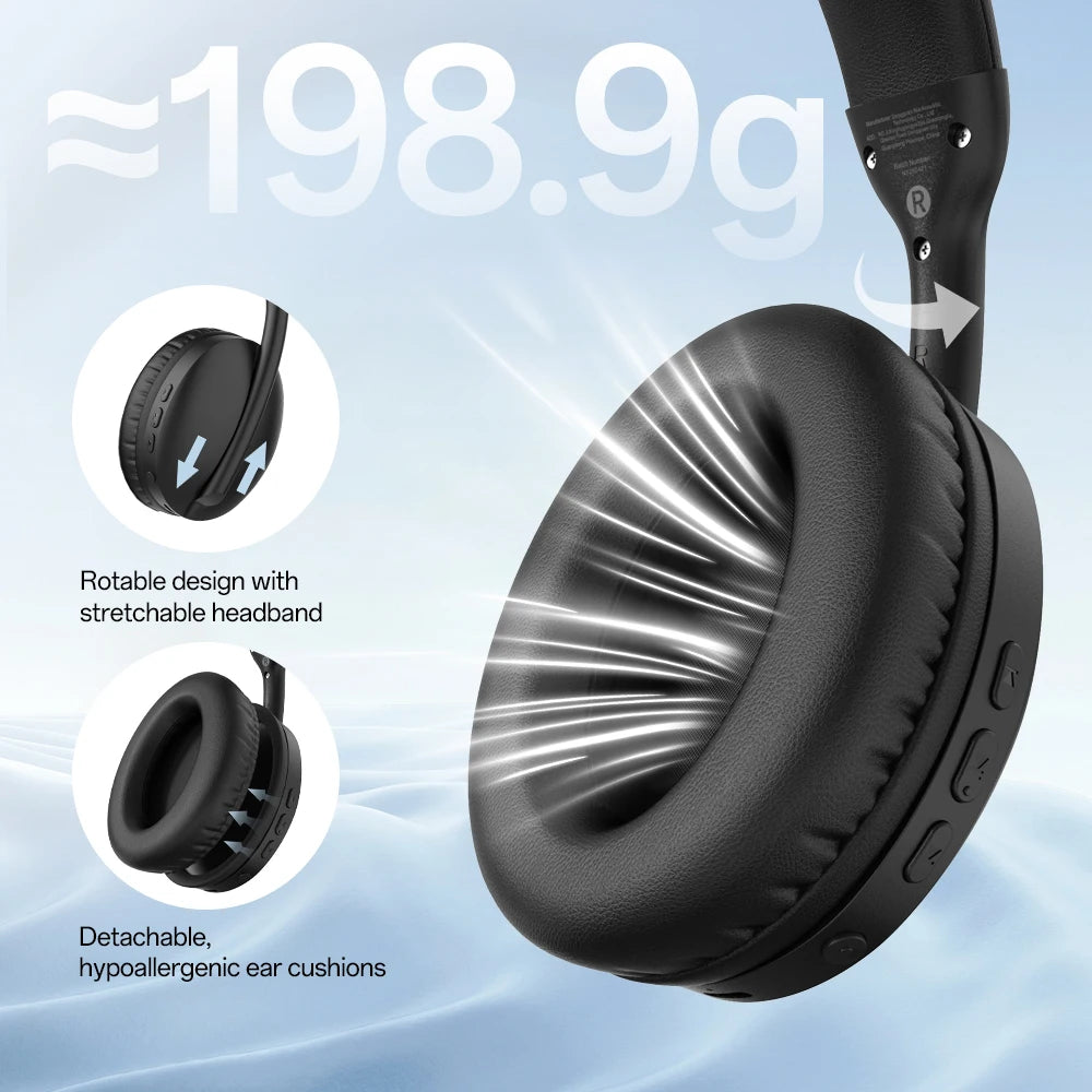 ONEODIO SuperEQ S6001 Bluetooth Wireless Headphones