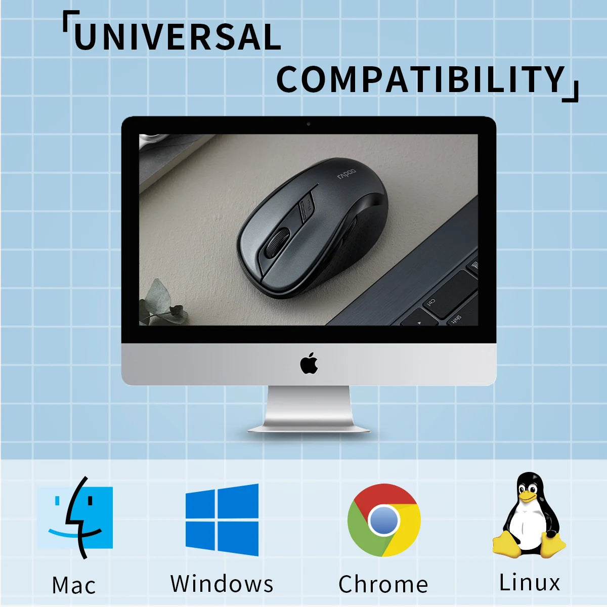 RAPOO M500G Dual-Mode Bluetooth Wireless Mouse