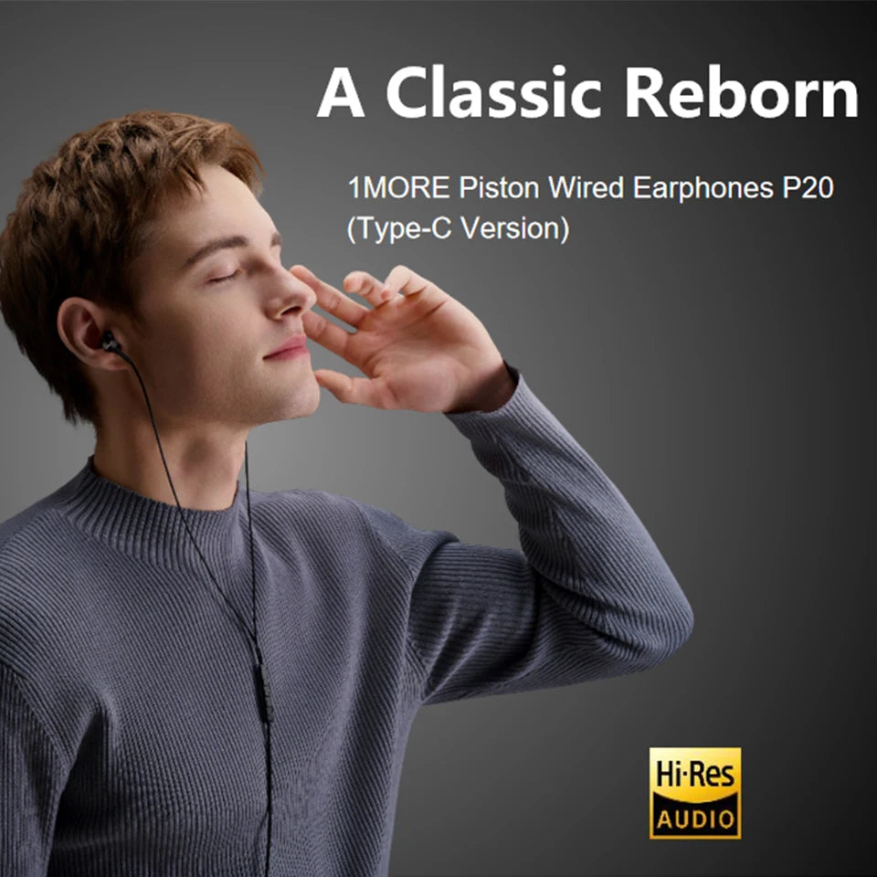 1MORE Piston Fit P20 Wired Earphones