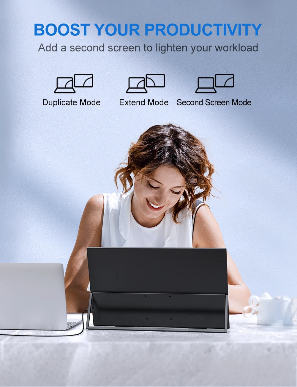 UPERFECT UMax FHD 18.5" Portable Monitor with Integrated Stand