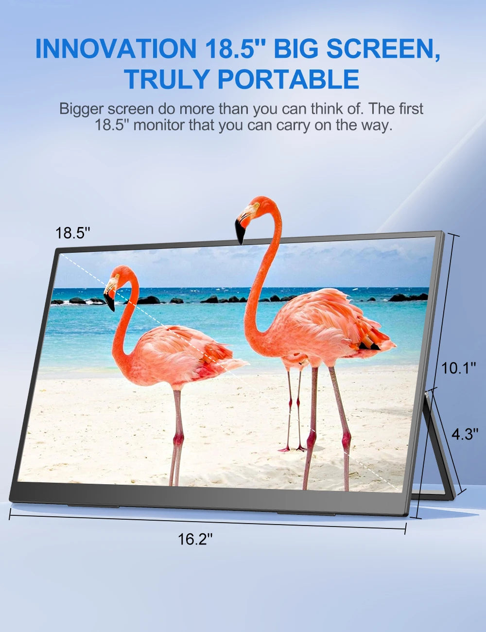 UPERFECT UMax FHD 18.5" Portable Monitor with Integrated Stand