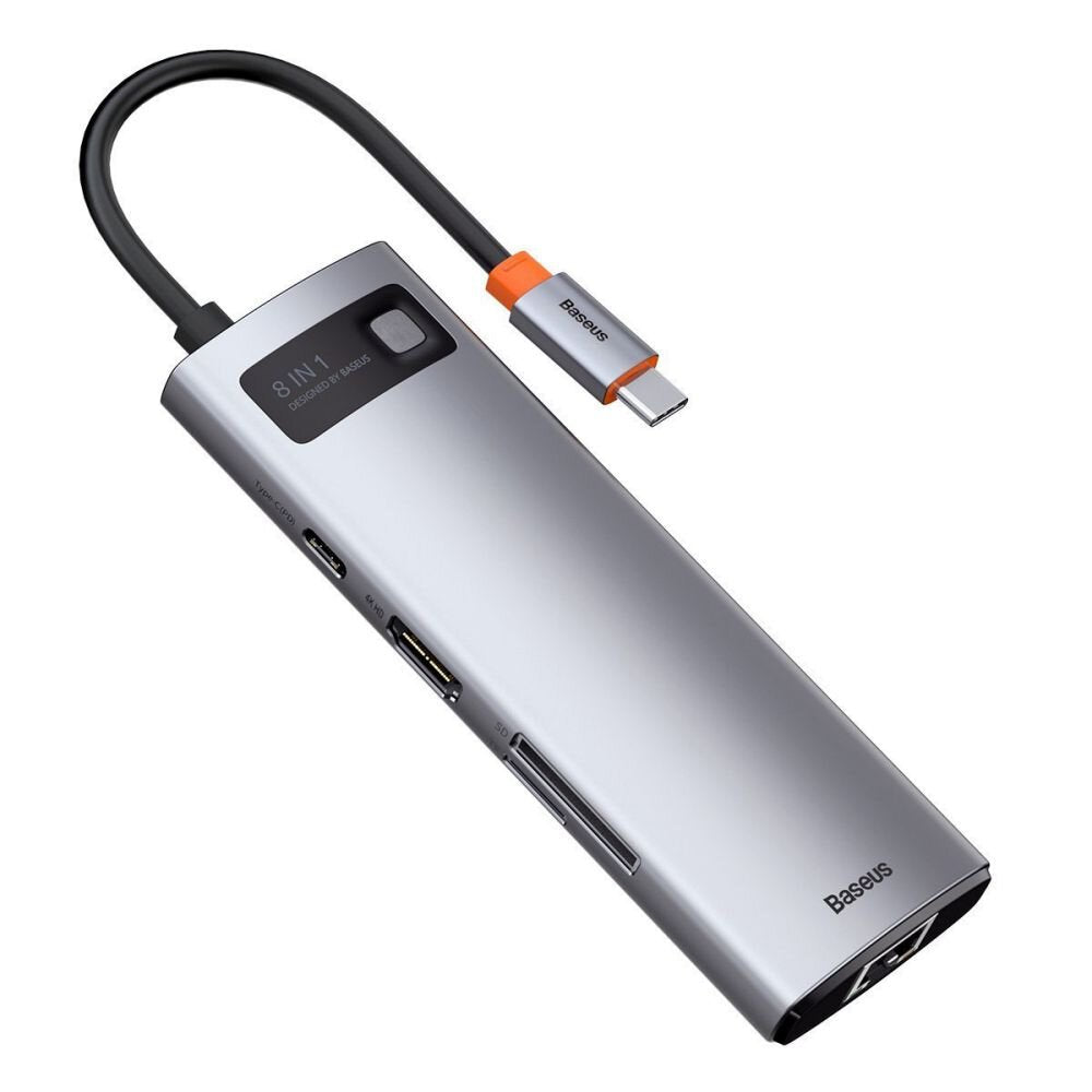 BASEUS 8in1 Multiport Adapter Type-C Connection Hub