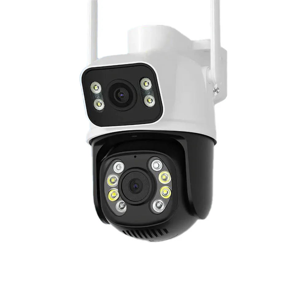 BESDER 8MP WiFi 270° Rotating Dual Screen Smart Security Camera
