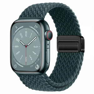 Braided Solo Loop Strap with Black Clasp for Apple Watch
