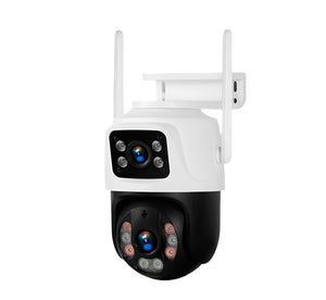 FUERS 6MP WiFi 270° Rotating Outdoor Dual Lens Smart Home Security Camera
