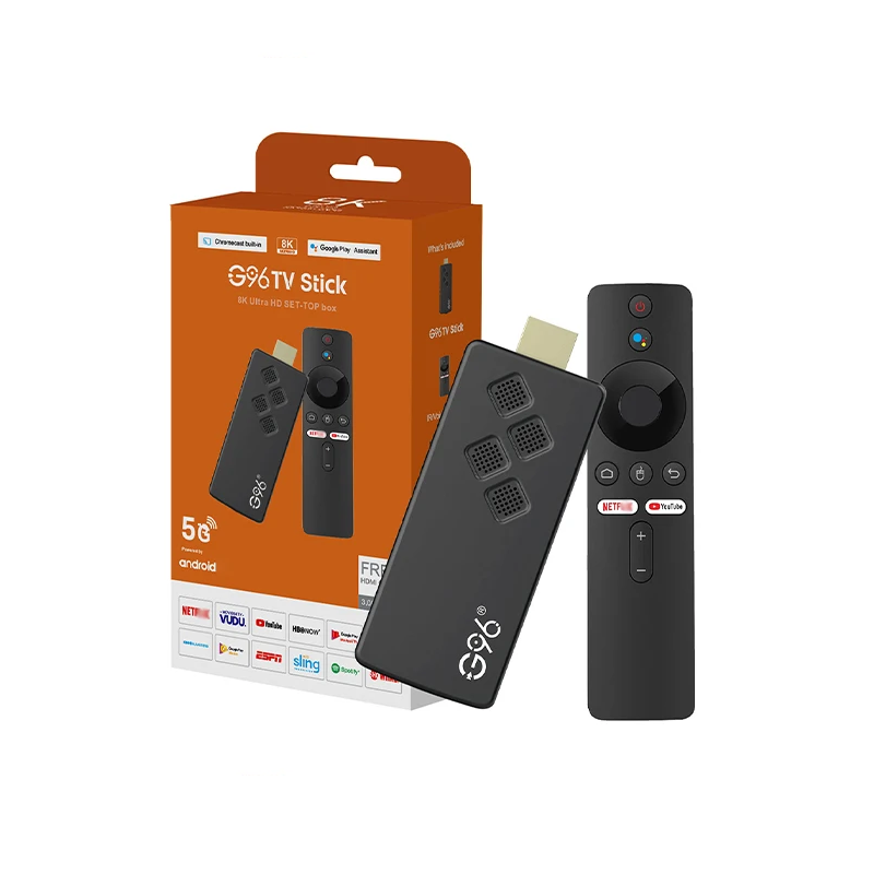 G96 8K Android TV Streaming Stick with Google Assistant