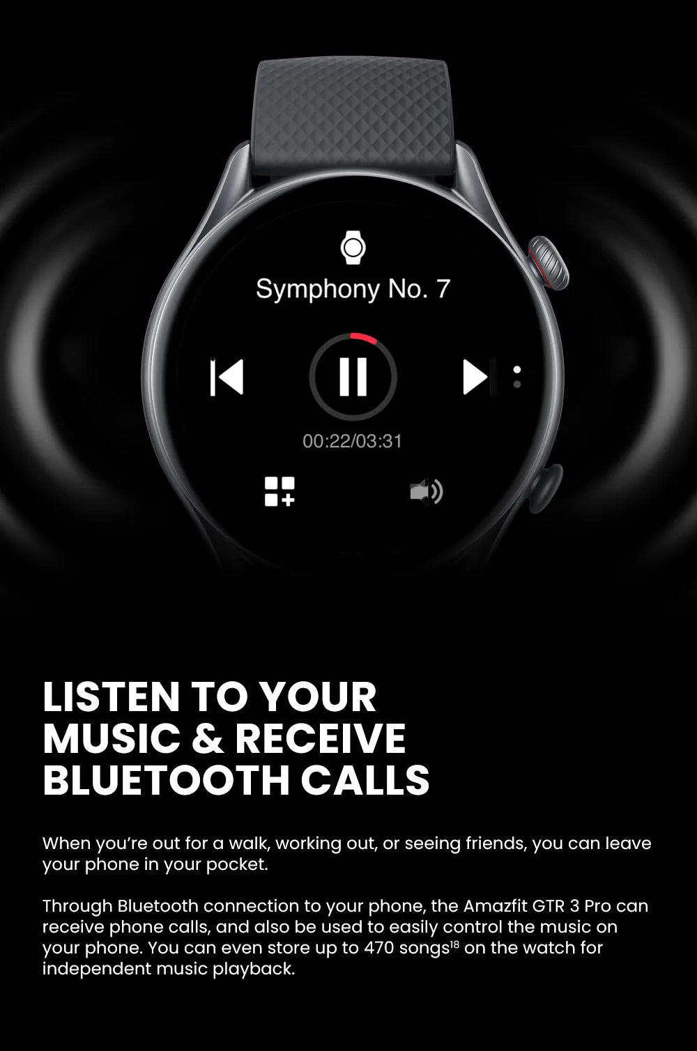 AMAZFIT GTR 3 Pro 1.45" GPS Smart Watch