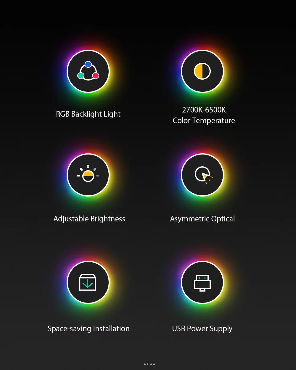 BLITZWOLF BW-CML2 RGB Computer Monitor Screen Light