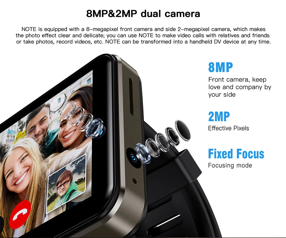 KOSPET Note 4G 1.43" GPS Smart Watch
