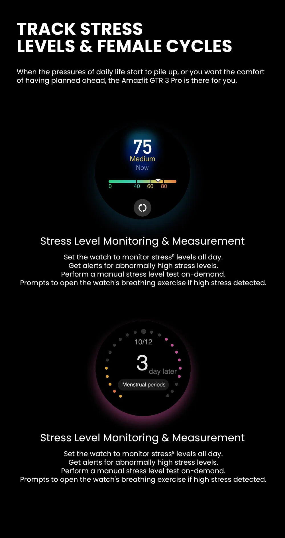 AMAZFIT GTR 3 Pro 1.45" GPS Smart Watch