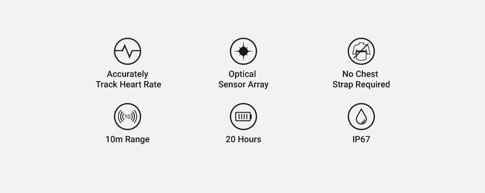 COOSPO HW807 Heart Rate Monitor Armband