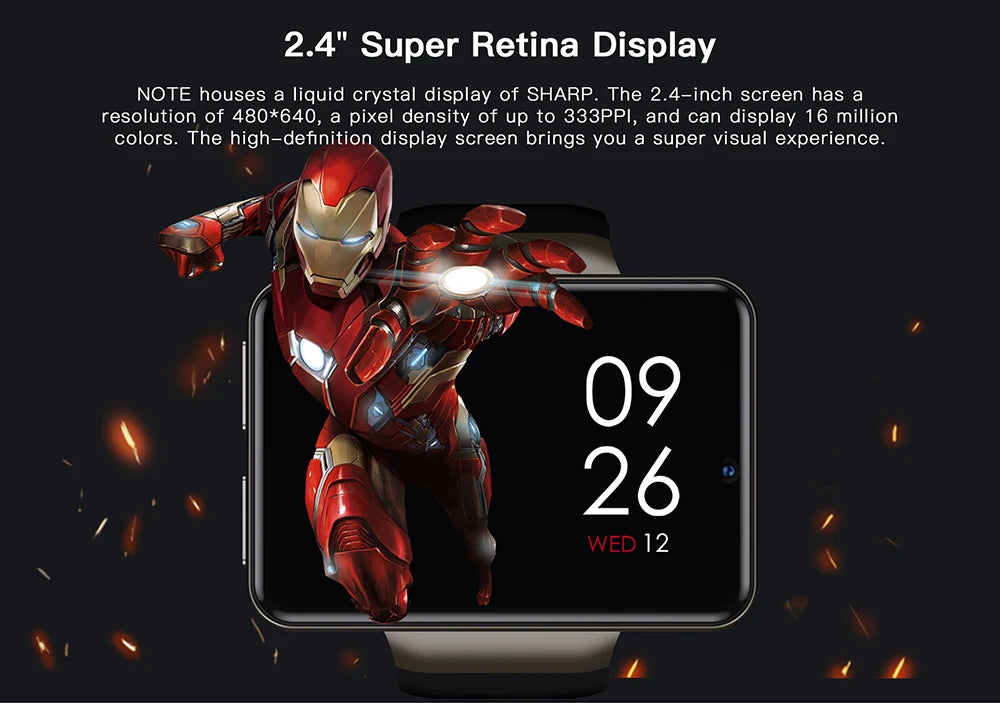 KOSPET Note 4G 1.43" GPS Smart Watch