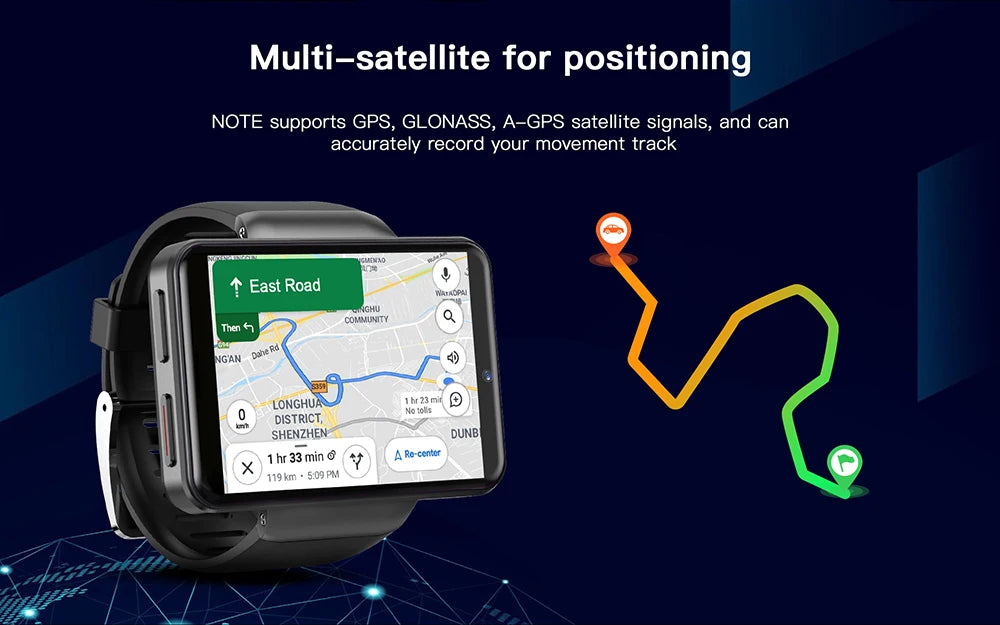 KOSPET Note 4G 1.43" GPS Smart Watch