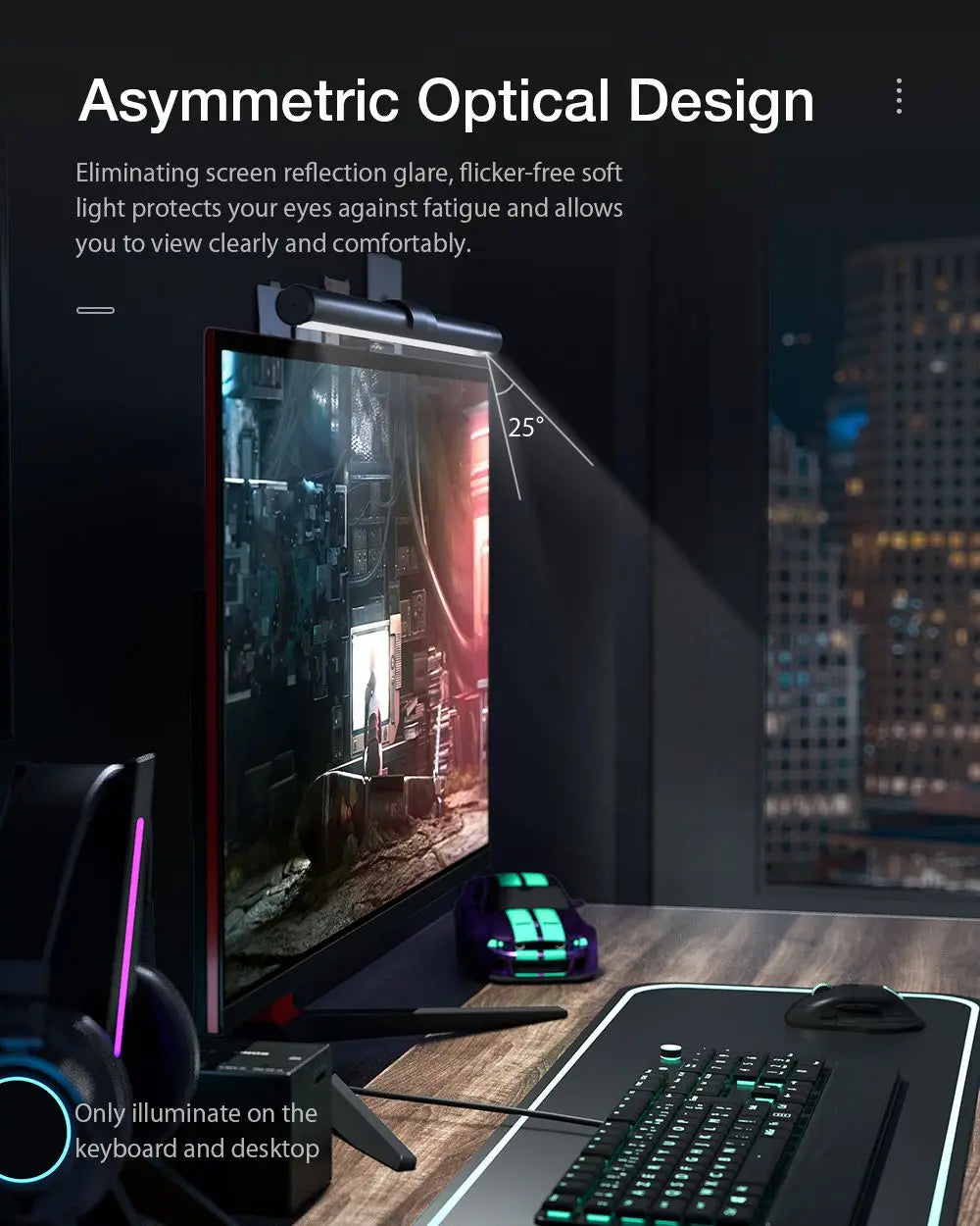 BLITZWOLF BW-CML2 RGB Computer Monitor Screen Light