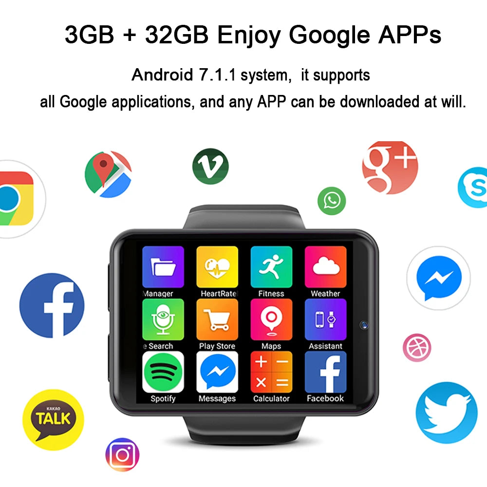 KOSPET Note 4G 1.43" GPS Smart Watch