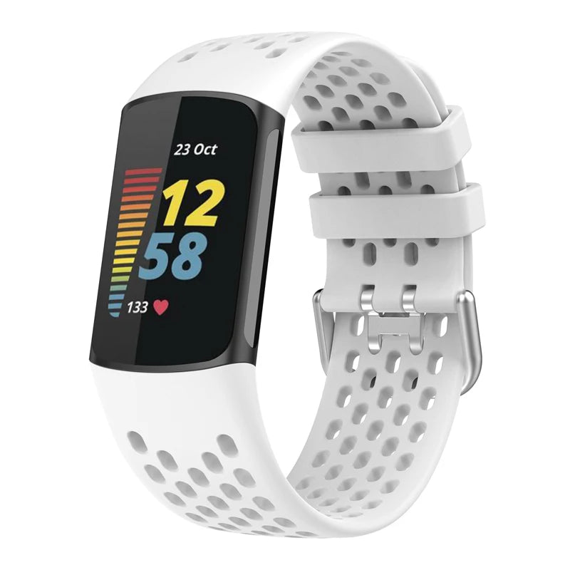 Silicone Sports Strap for Fitbit Charge 5 6