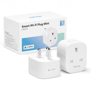 MEROSS MSS315 2pk 16A WiFi Energy Monitor Smart Plug for Apple HomeKit

