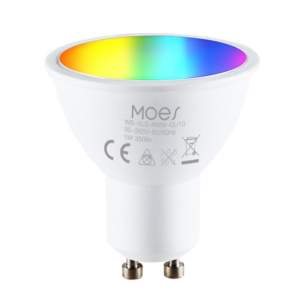 MOES GU10 WiFi LED Smart Light Bulb for Google Assistant
