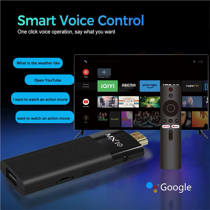 4K Android TV Streaming Stick 