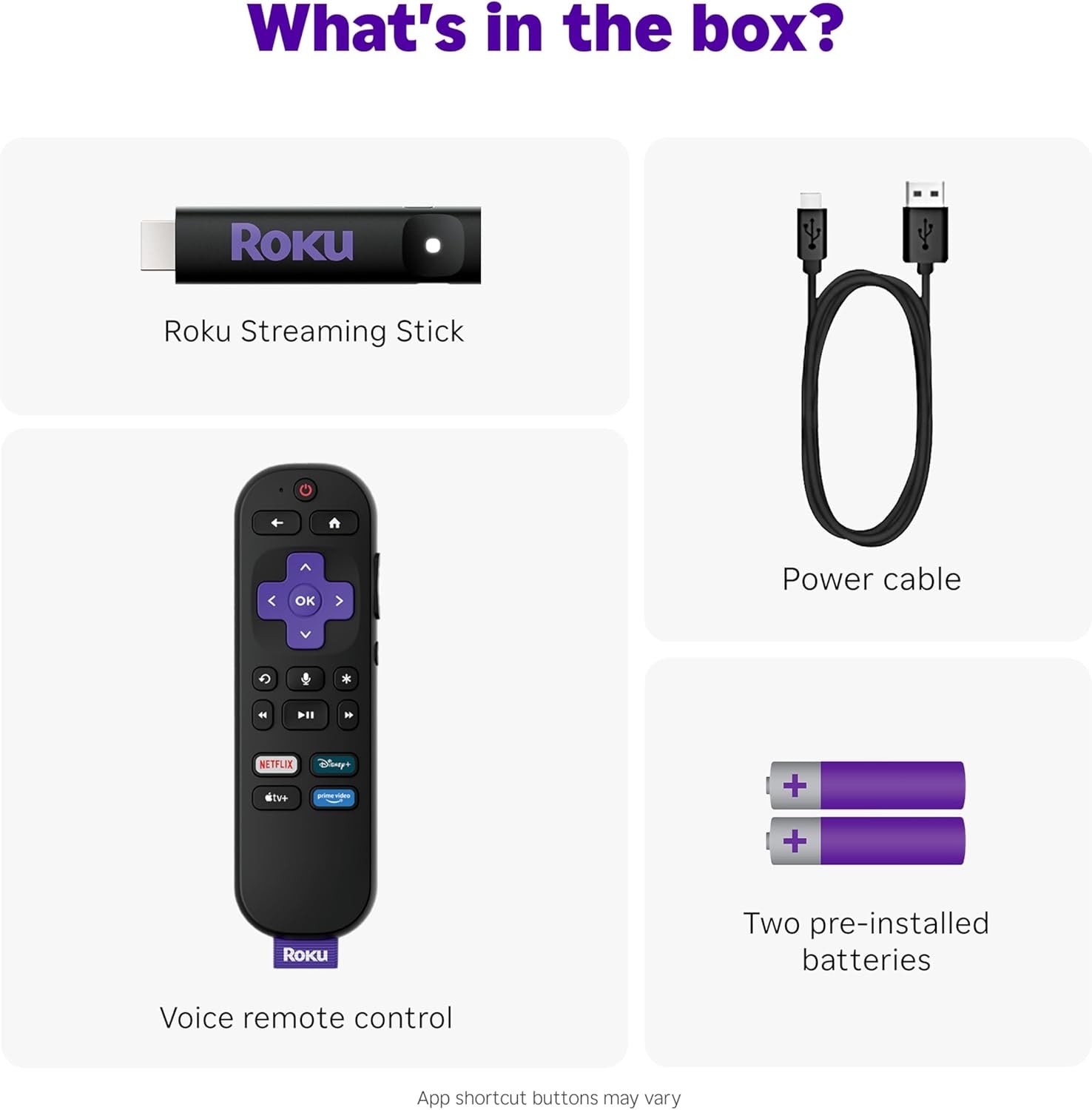 Roku® Streaming Stick HD TV Streaming Device