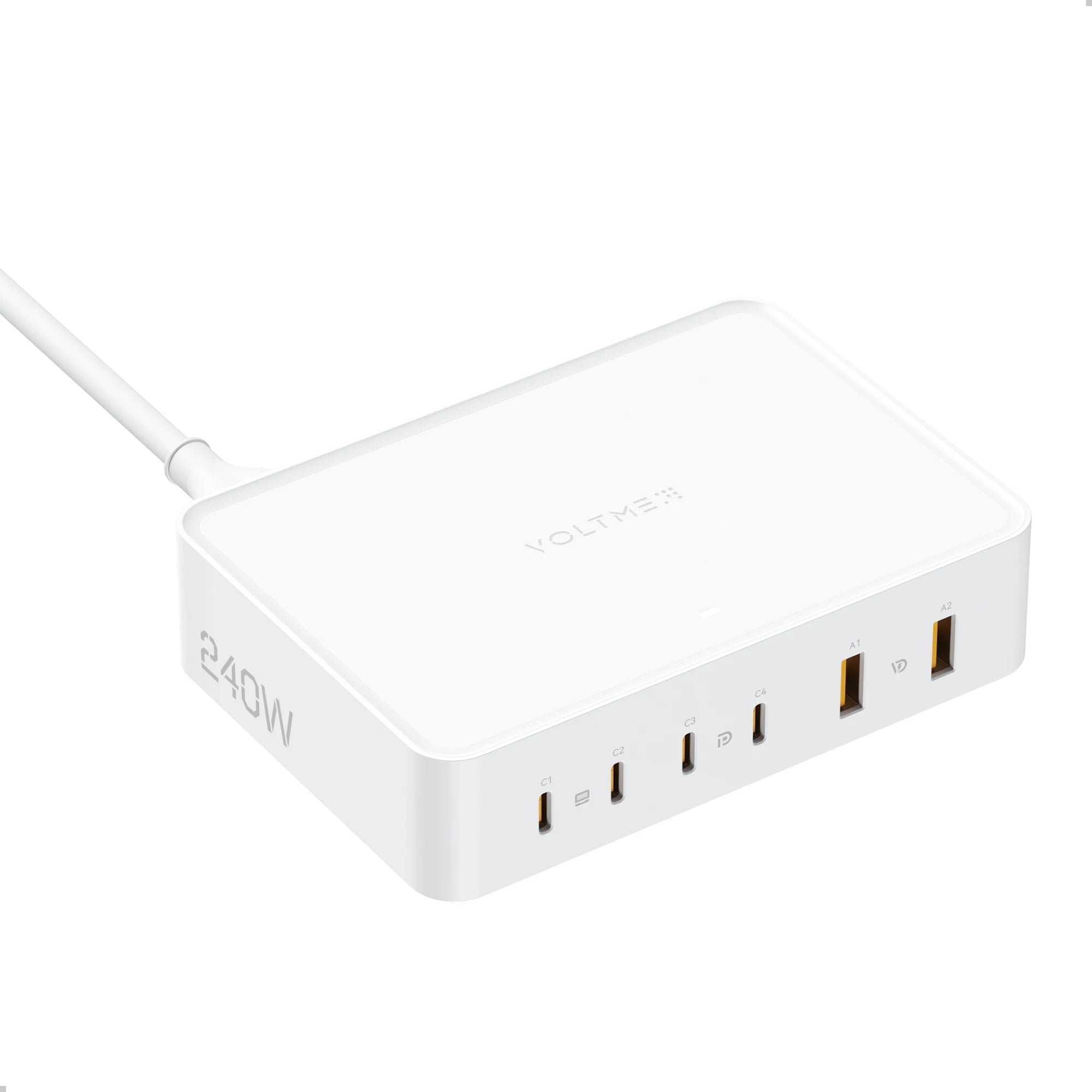 VOLTME 240W GaN3 6in1 Multiport USB Charging Station