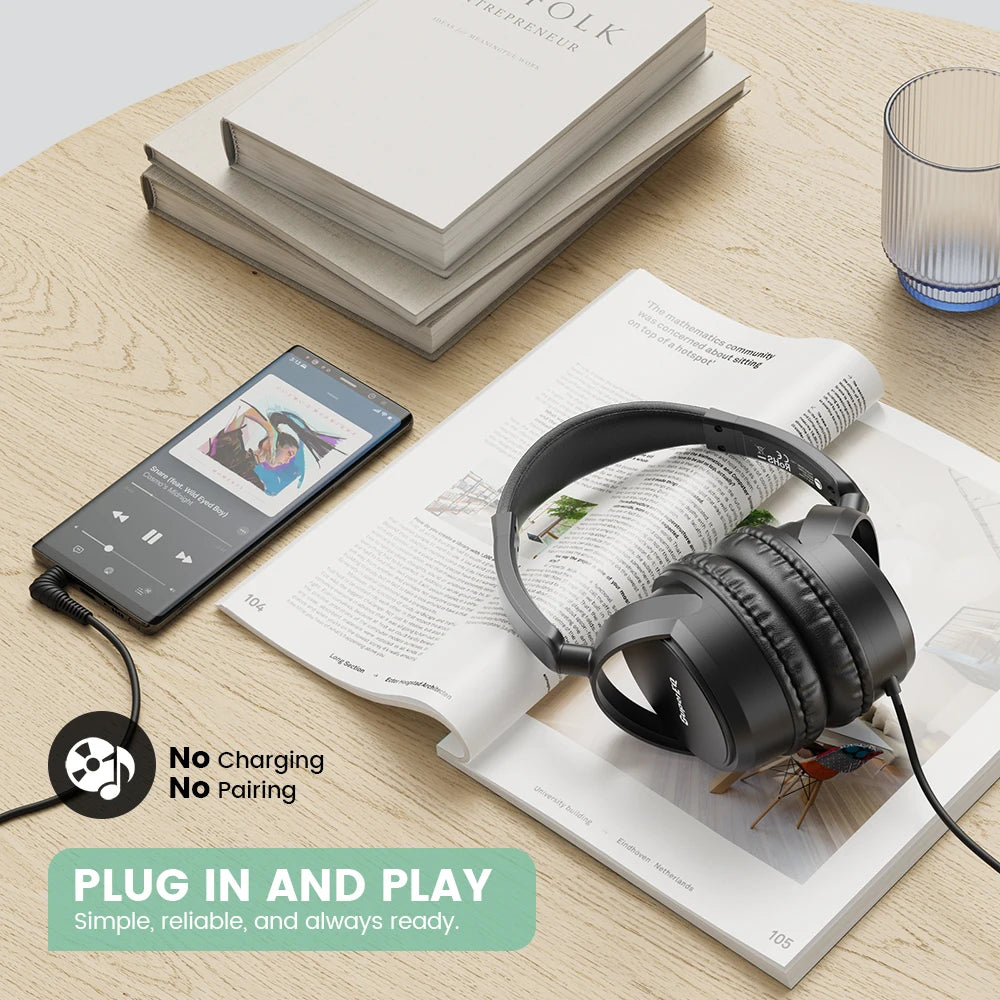 ONEODIO SuperEQ Y101 Wired Headphones