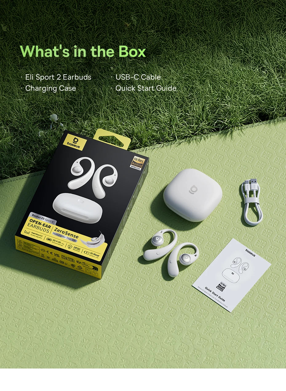 BASEUS Eli Sport 2 Bluetooth Wireless Open-Ear Headphones