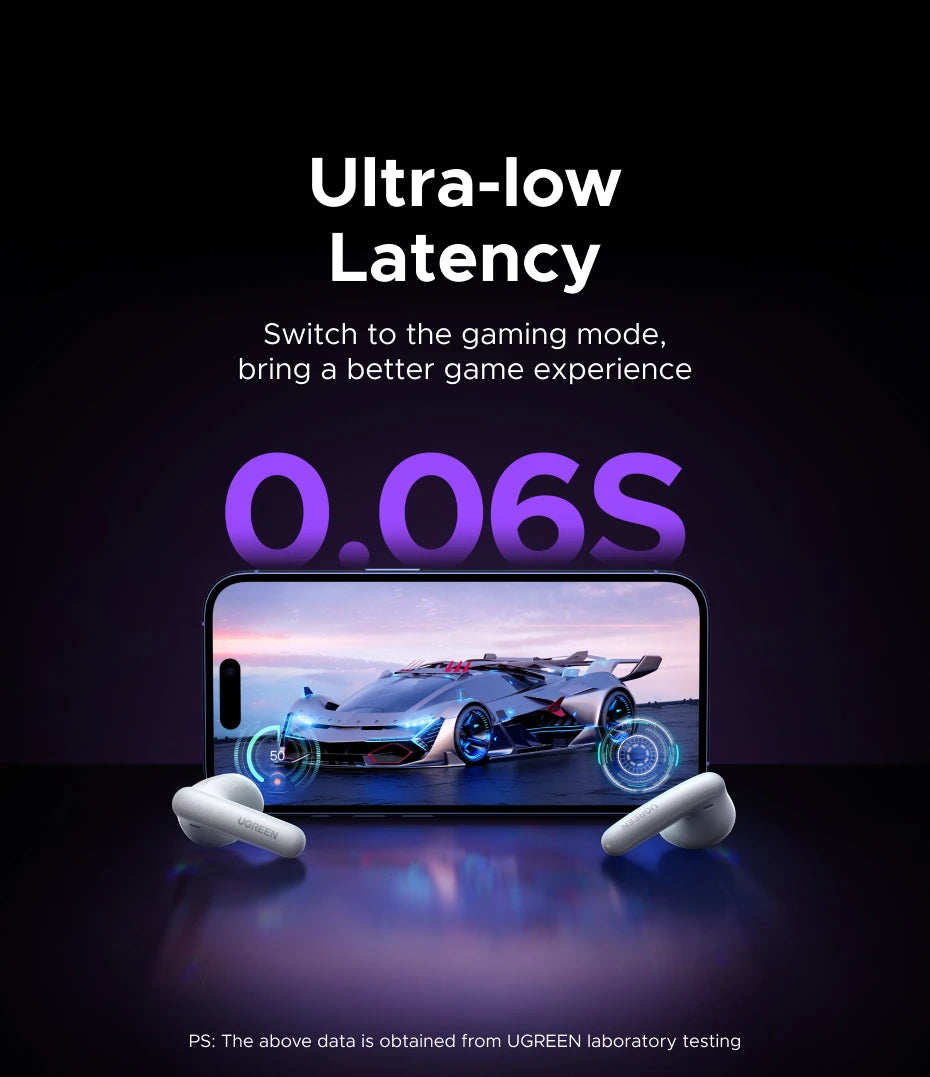 UGREEN LightBuds Magic Noice Cancelling Bluetooth Wireless Earphones