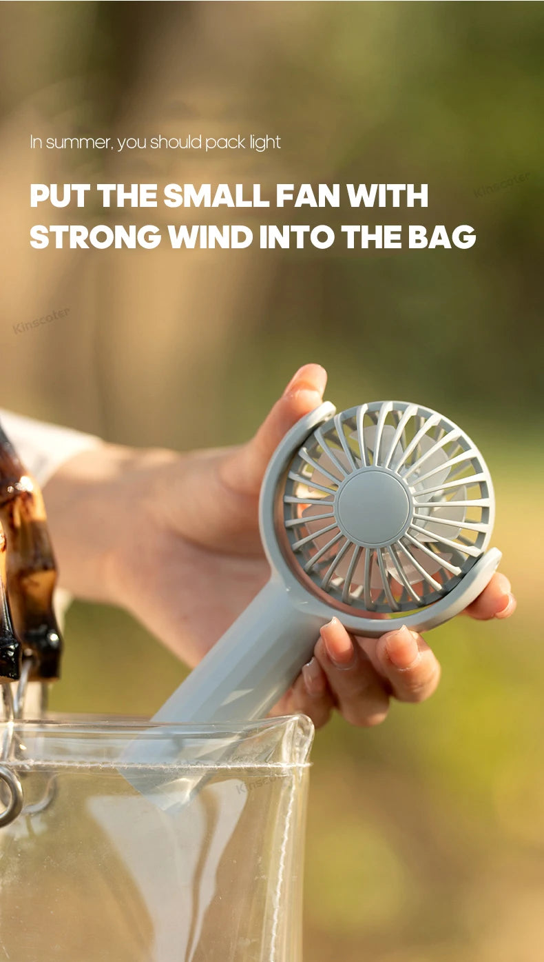 KINSCOTER DQ251 Portable Mini Handheld Fan