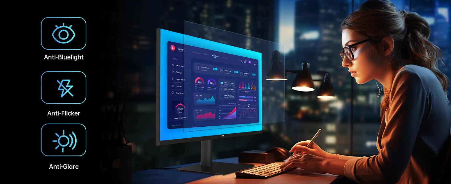 KTC 27" 100Hz 2K WQHD Gaming Monitor - Black