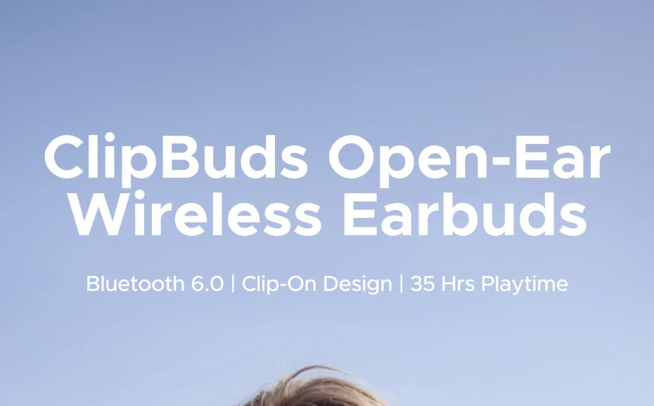 UGREEN ClipBuds Bluetooth Wireless Open Ear Headphones
