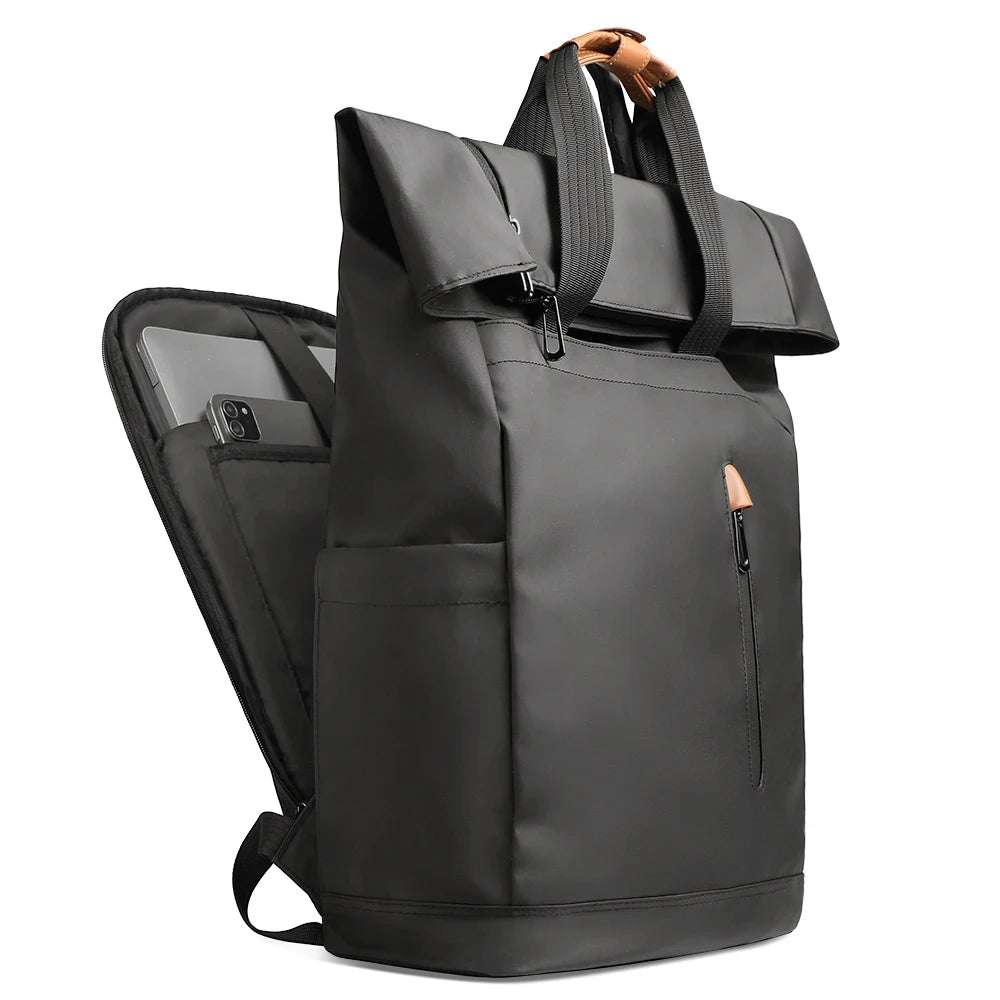 HEROIC KNIGHT 8070B Expandable Laptop Bag & Business Backpack with USB Charger