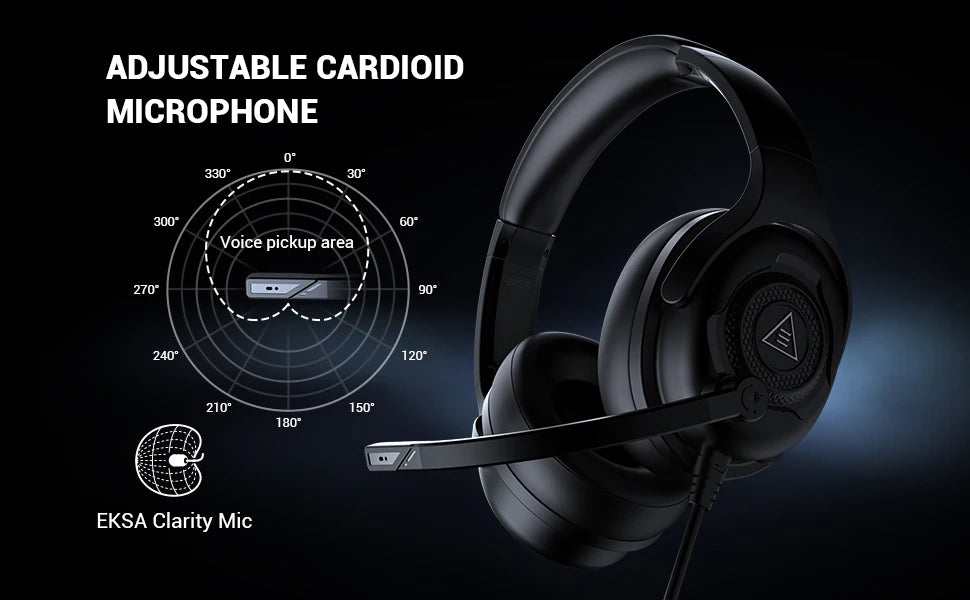 EKSA E4 AirComfy Wired Gaming Headset