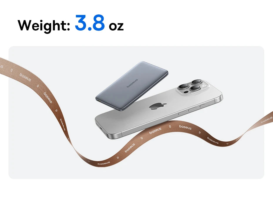 BASEUS PicoGo AM41 5000mAh Magnetic Portable Charger and Power Bank