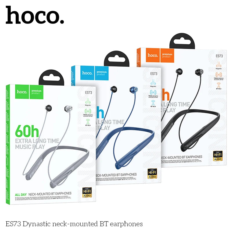 HOCO ES73 Neckband Bluetooth Wireless Earphones