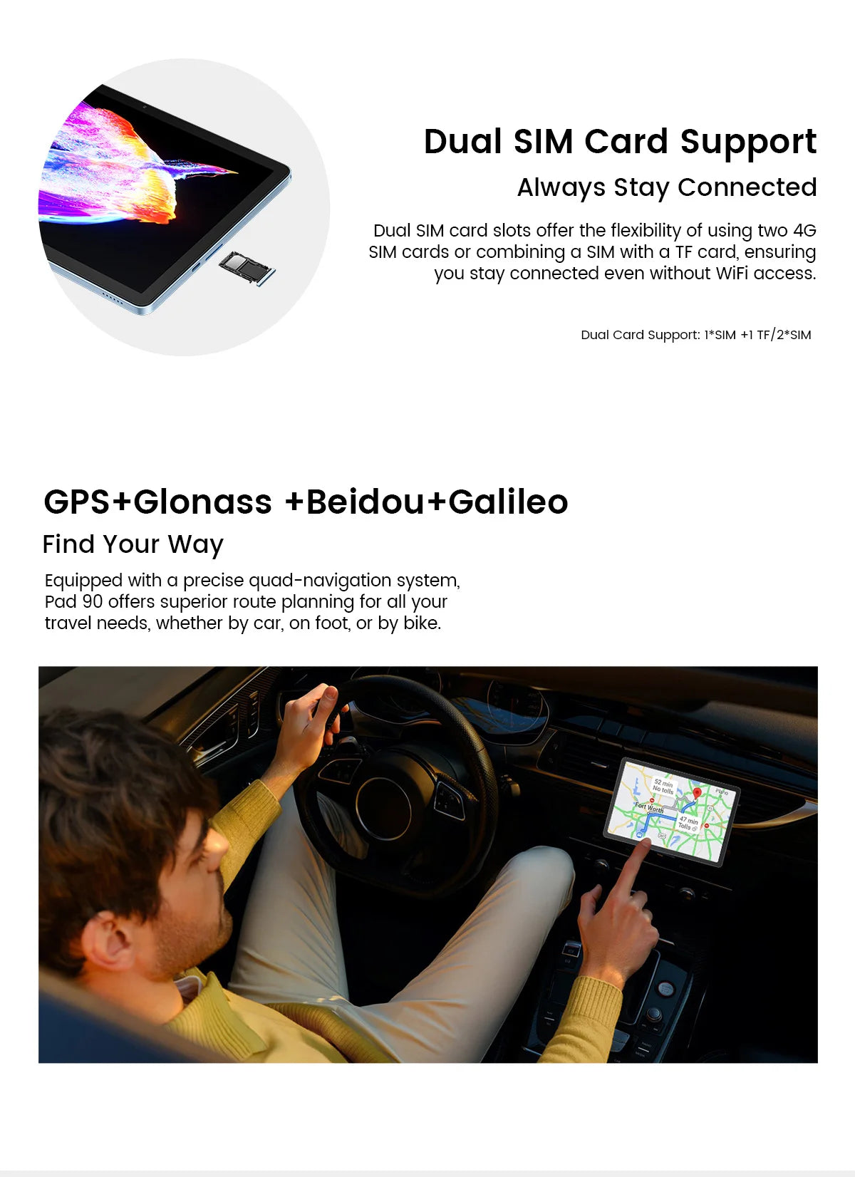 BLACKVIEW Oscal Pad 90 10.92" WiFi Android Tablet - 128GB