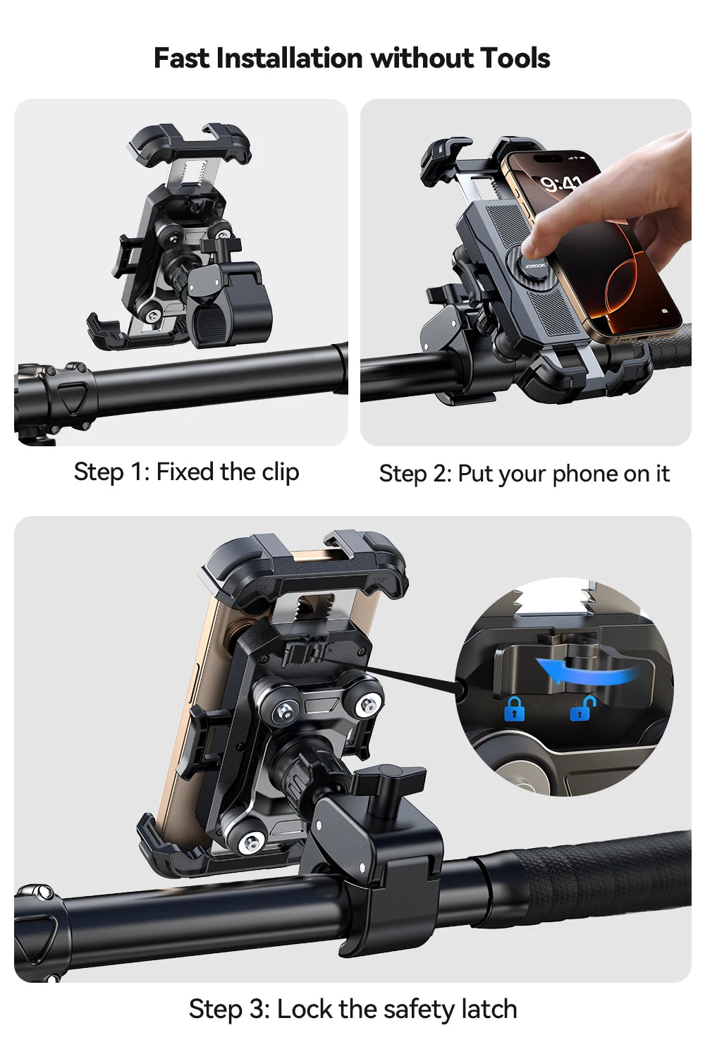 JOYROOM ZS498 360° Universal Bike Phone Mount