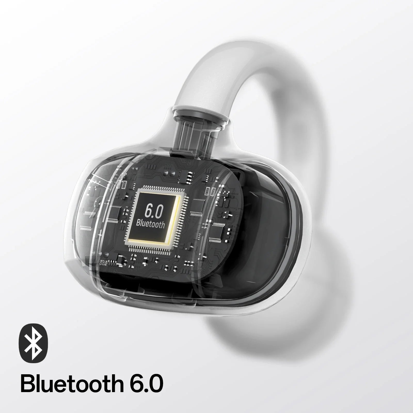 ONEODIO OpenRock E Bluetooth Wireless Open Ear Clip-On Earbuds