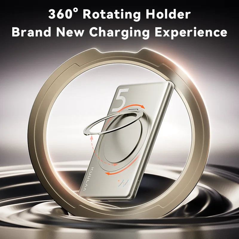 KUULAA 20W 5000mAh Magnetic Portable Charger and Power Bank